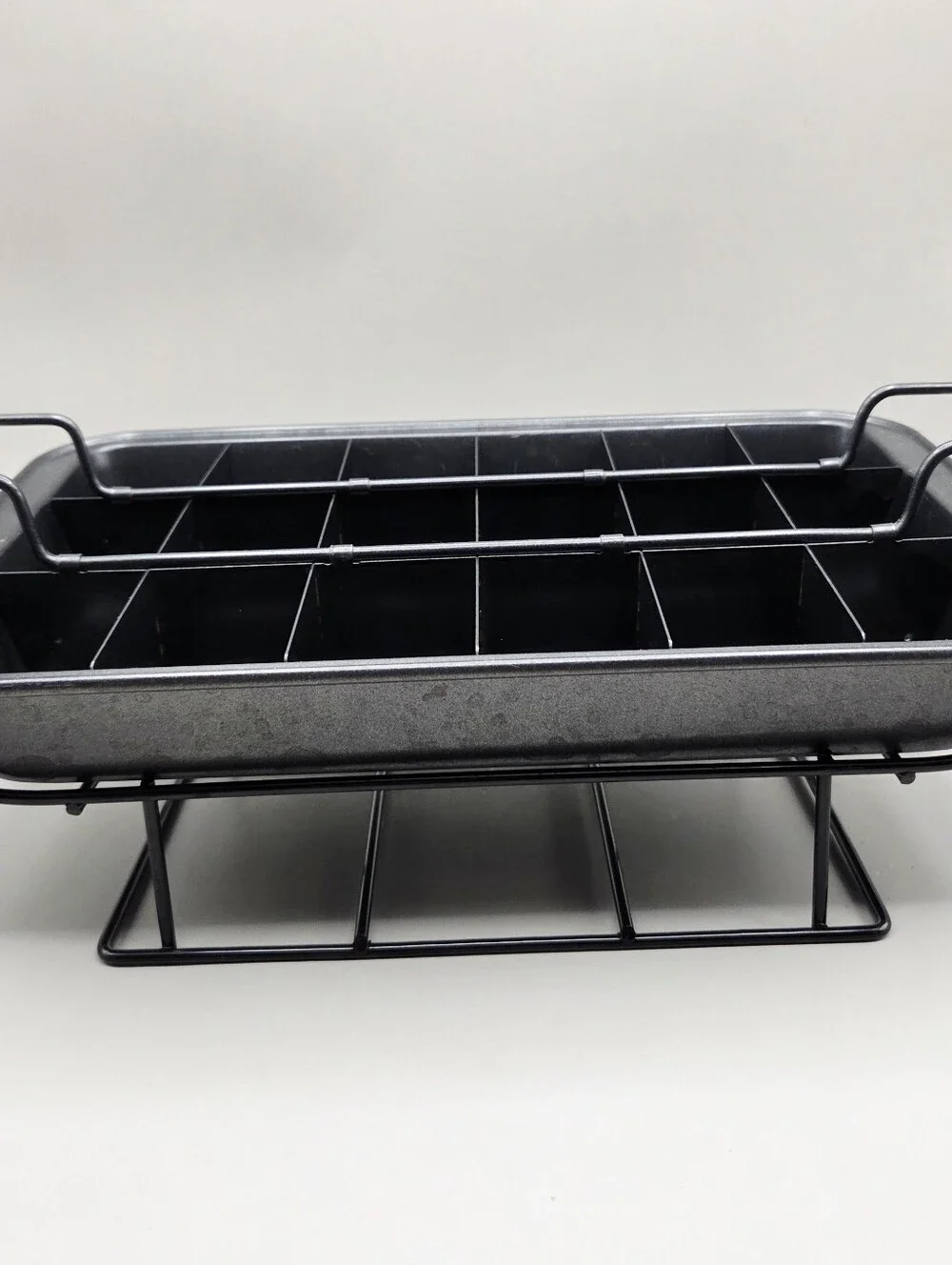 Brownie Cake Pan, 4 Piece Set with Divider
